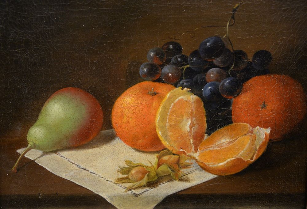 Appraisal: Attributed to Robert Spear Dunning - still life of fruit