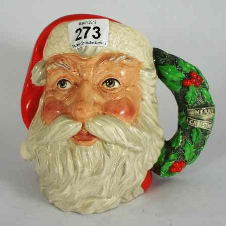 Appraisal: Royal Doulton Large Character Jug Santa Claus D with Holly