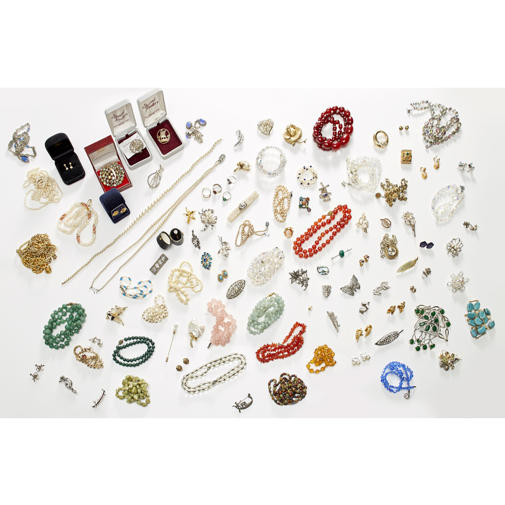 Appraisal: A large collection of costume jewellery to include various beaded