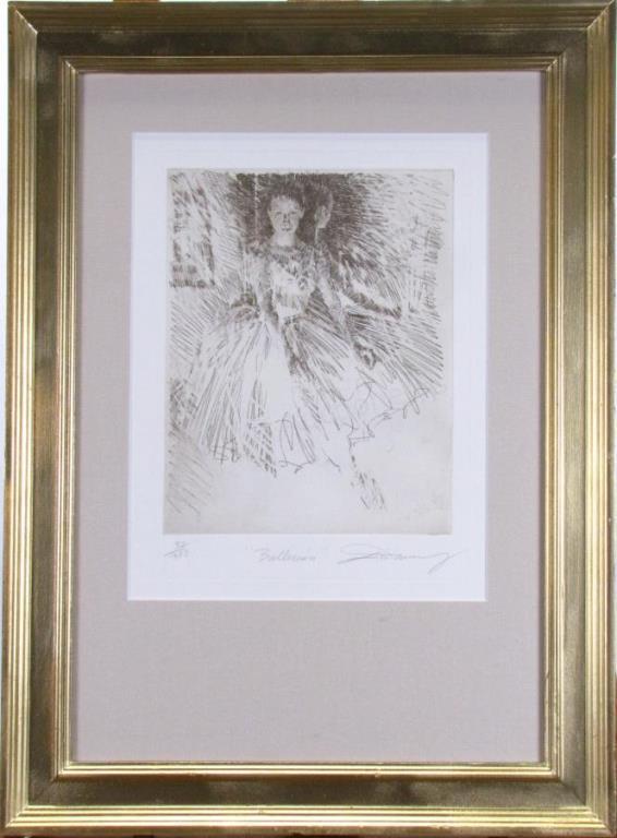 Appraisal: Chas W Mundy IN b x Etching signed lower margin