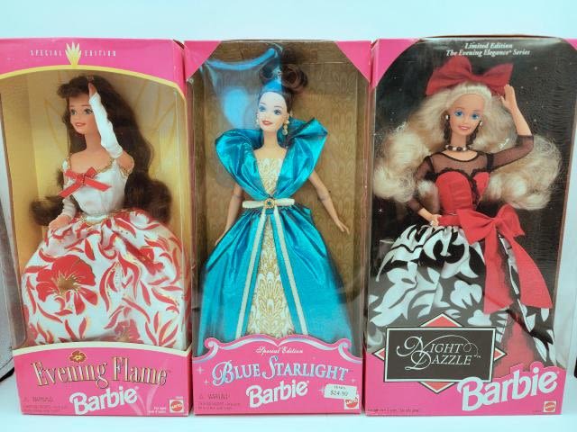 Appraisal: Evening Special Edition Barbies All dolls are new in their