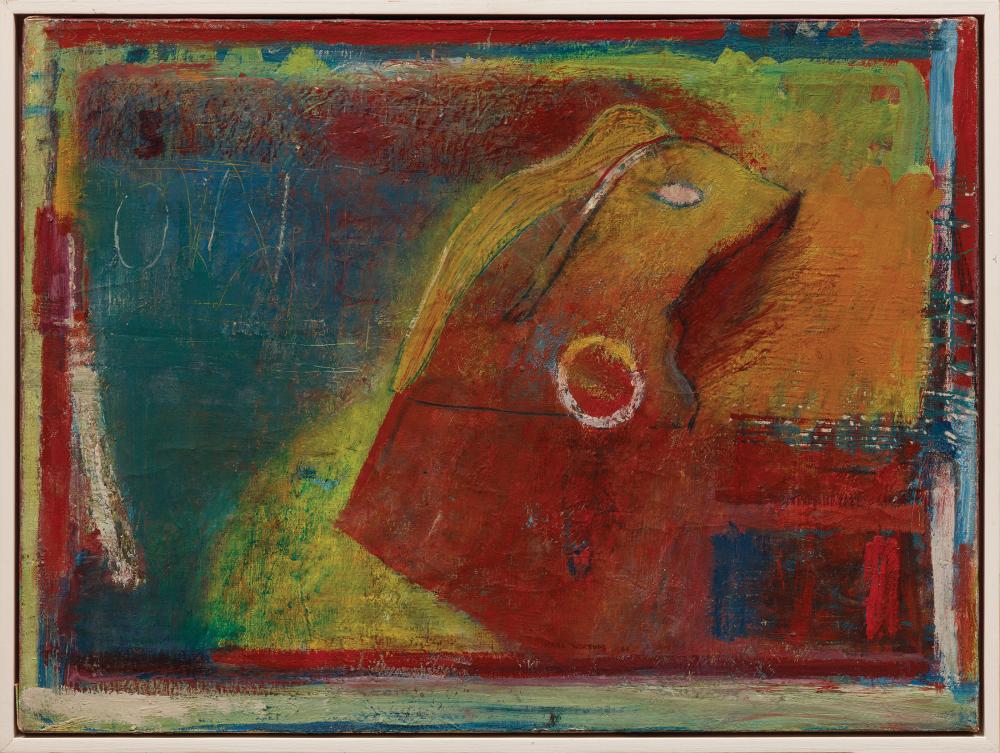 Appraisal: Karl Wirsum American Chicago - Frances Faye in Frenzy oil