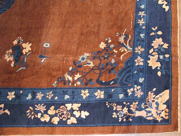 Appraisal: A Chinese carpet size approximately ft x ft