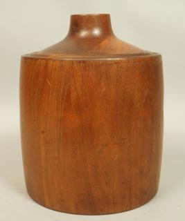 Appraisal: HENNING KOPPEL for GEORG JENSEN Teak Ice Bucket Staved Teak