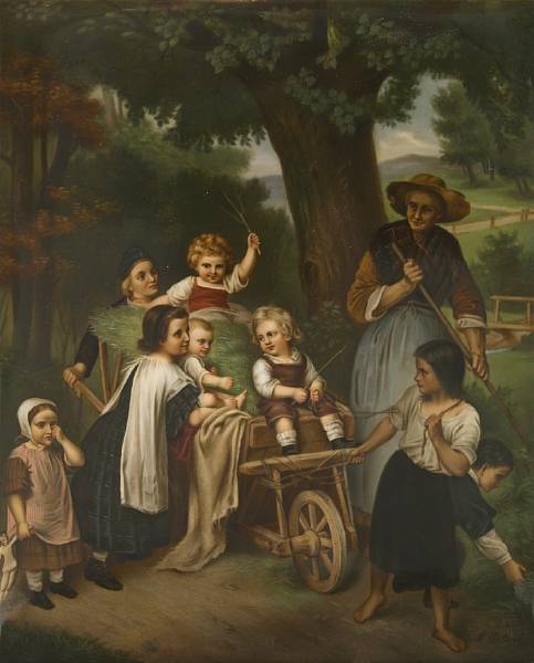 Appraisal: A Berlin K P M porcelain plaque late th century