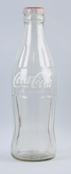 Appraisal: s Large Glass Coca - Cola Display Bottle Very good