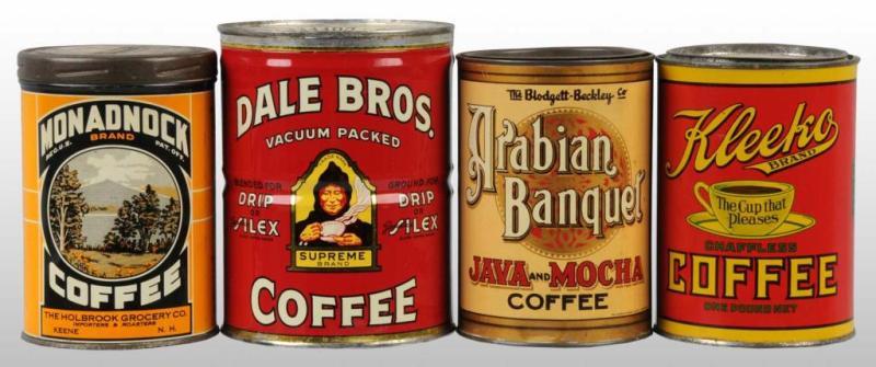 Appraisal: Lot of Coffee Tins Description Includes one for Dale Brothers