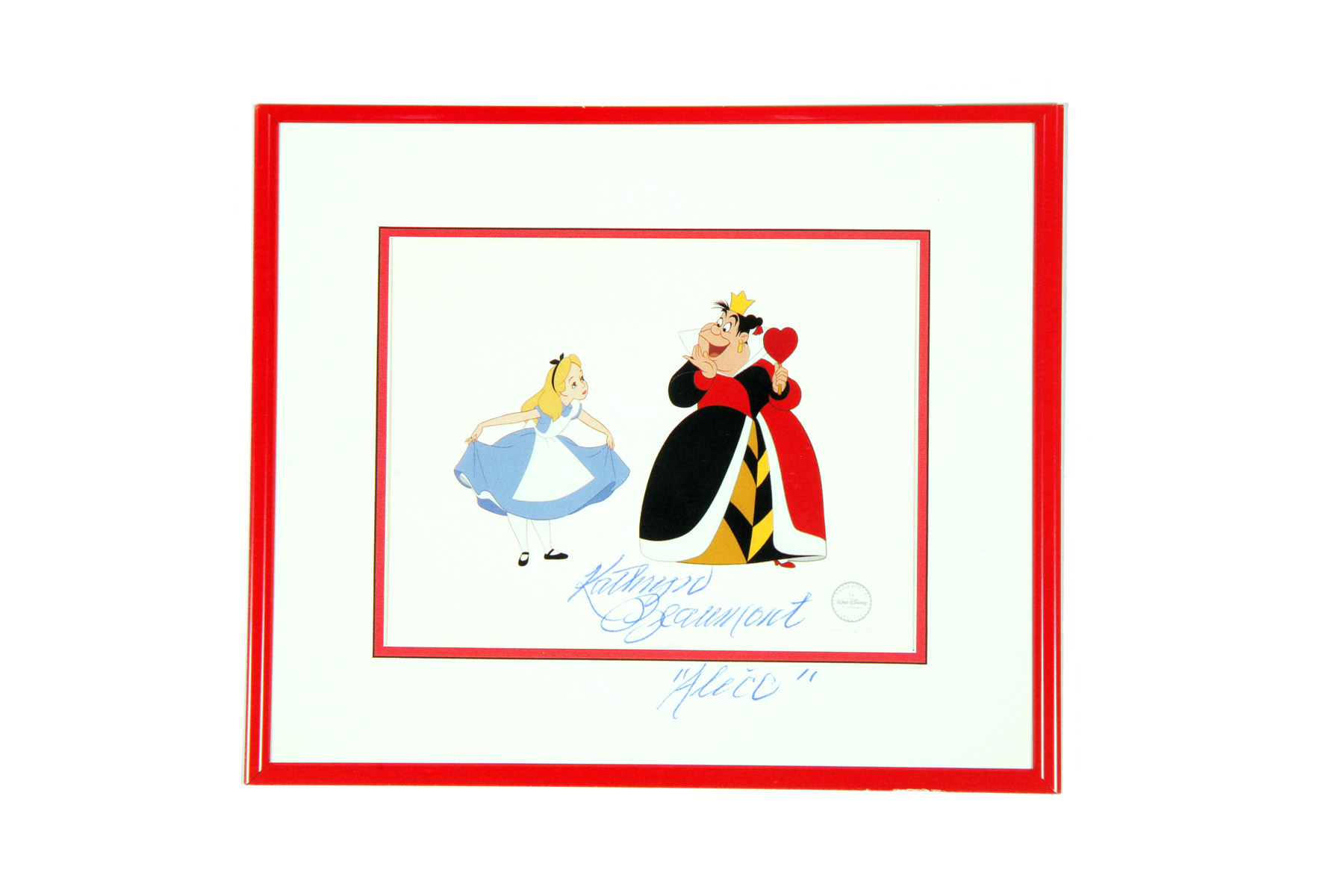 Appraisal: COLLECTION OF DISNEY THEMED AUTOGRAPHS Twentieth century Collection includes Dick