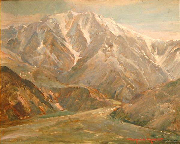 Appraisal: Thorwald Probst American - Untitled A Trail through the Mountains