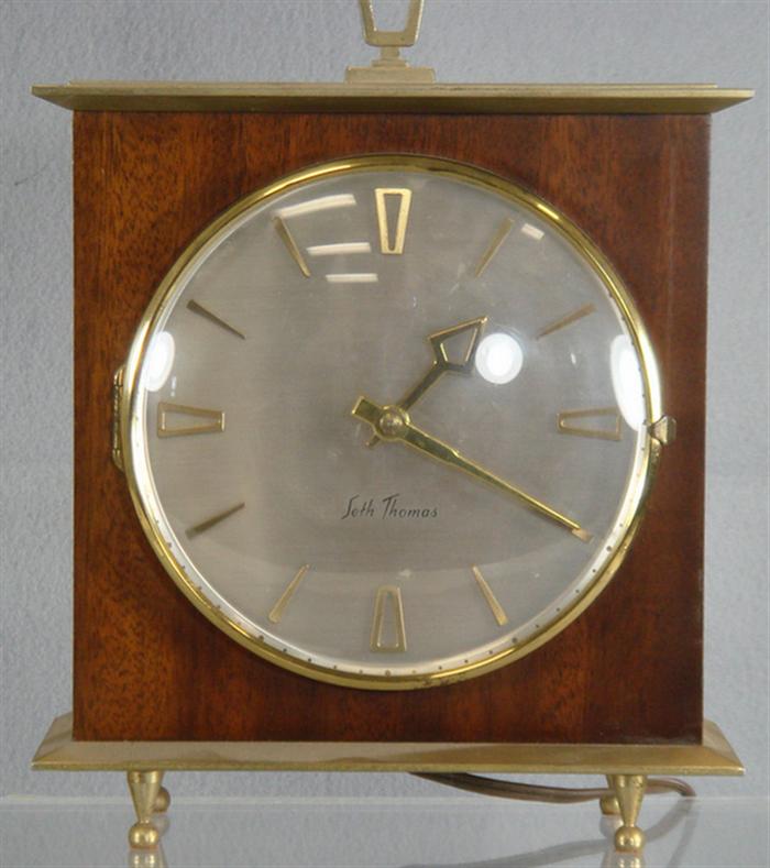 Appraisal: Seth Thomas electric chiming mantle clock h Estimate -