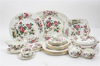 Appraisal: A Wedgwood Partial Dinner Service for Twelve in the Charnwood