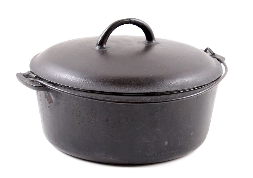 Appraisal: Early Slant Erie Griswold No Dutch Oven For your bidding