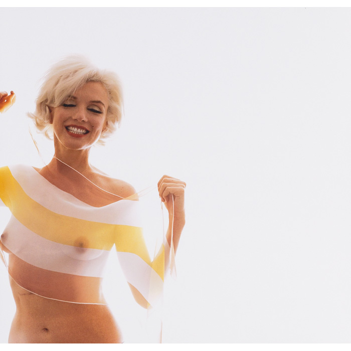 Appraisal: Bert Stern American b Marilyn Monroe Nude with Scarf from