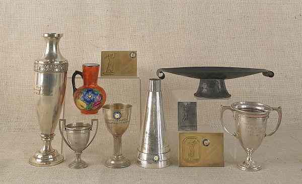 Appraisal: Group of Piestany Golf Club Memorabilia to include sterling and