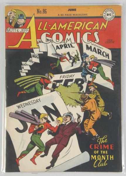 Appraisal: All American Comics No Description This issue maintains most cover