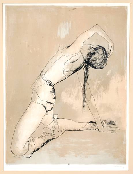 Appraisal: Property from various owners Le March Untitled Ballerina n d