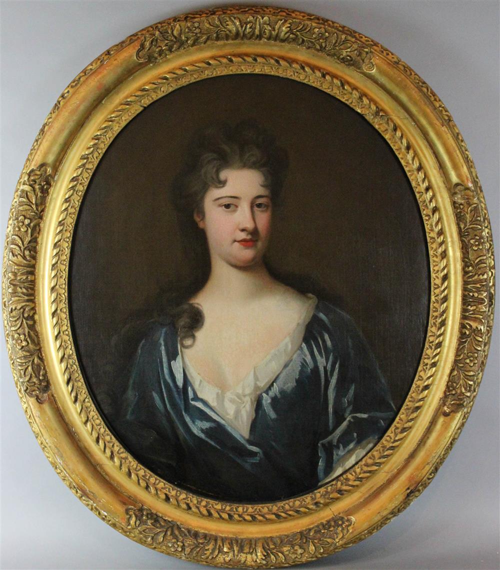 Appraisal: CIRCLE OF SIR GODFREY KNELLER BRITISH TH TH CENTURY PORTRAIT