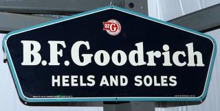 Appraisal: B F Goodrich porcelain sign in near mint condition '