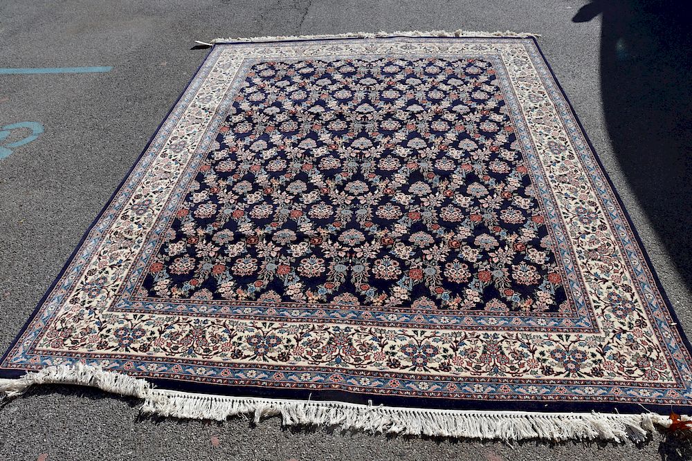 Appraisal: Vintage And Finely Hand Woven Roomsize Carpet From a Brooklyn