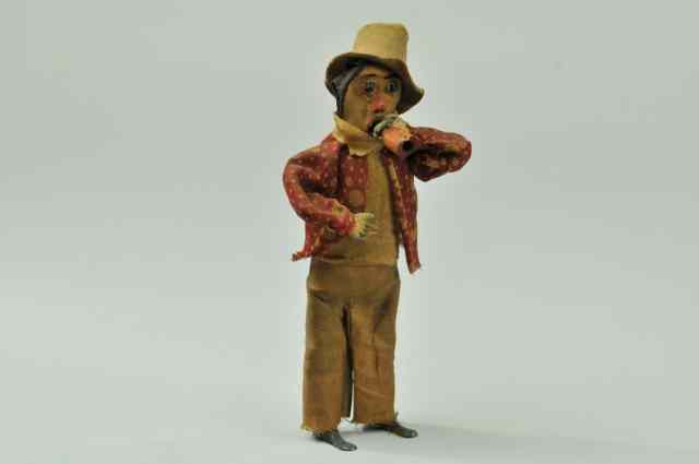 Appraisal: EARLY DRUNKARD TOY FIGURE Mfg unknown these particular figures had