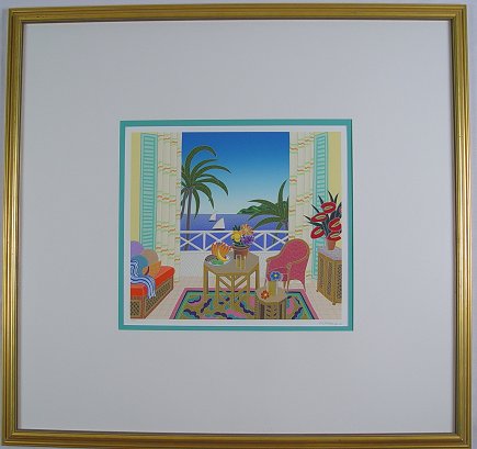 Appraisal: MCKNIGHT Thomas American - ''Tortola'' Serigraph '' x '' signed