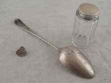 Appraisal: A bottom marked Old English pattern silver tablespoon by WP