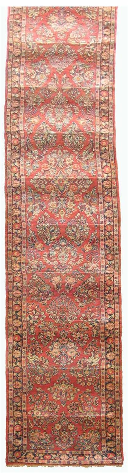 Appraisal: Sarouk runner west persia circa - ft in x ft