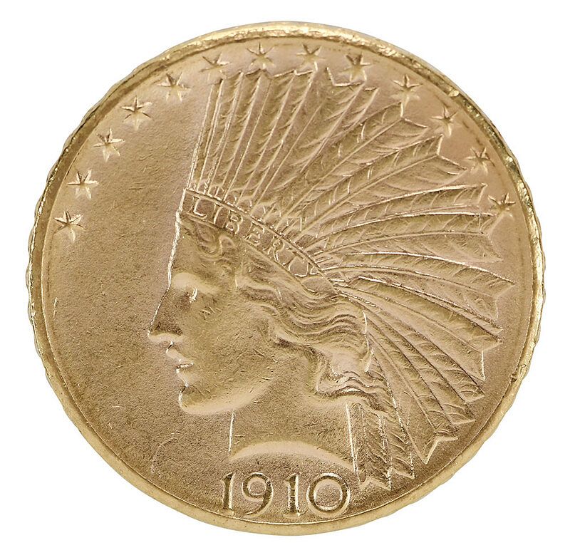 Appraisal: -D Indian Head Gold Coin Denver issue actual gold weight