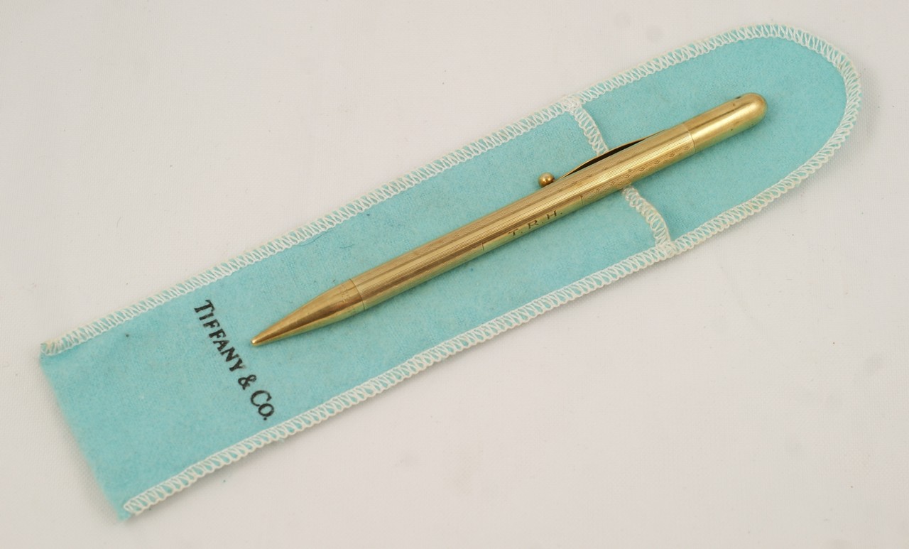 Appraisal: K YG Tiffany Co mechanical pencil dwt