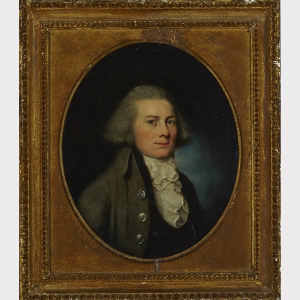 Appraisal: Circle of Gilbert Stuart - PORTRAITS OF GENTLEMEN JOSIAH WHITCOMBE