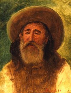 Appraisal: Jim Bridger The Mountain Man by Albert Bierstadt Albert Bierstadt