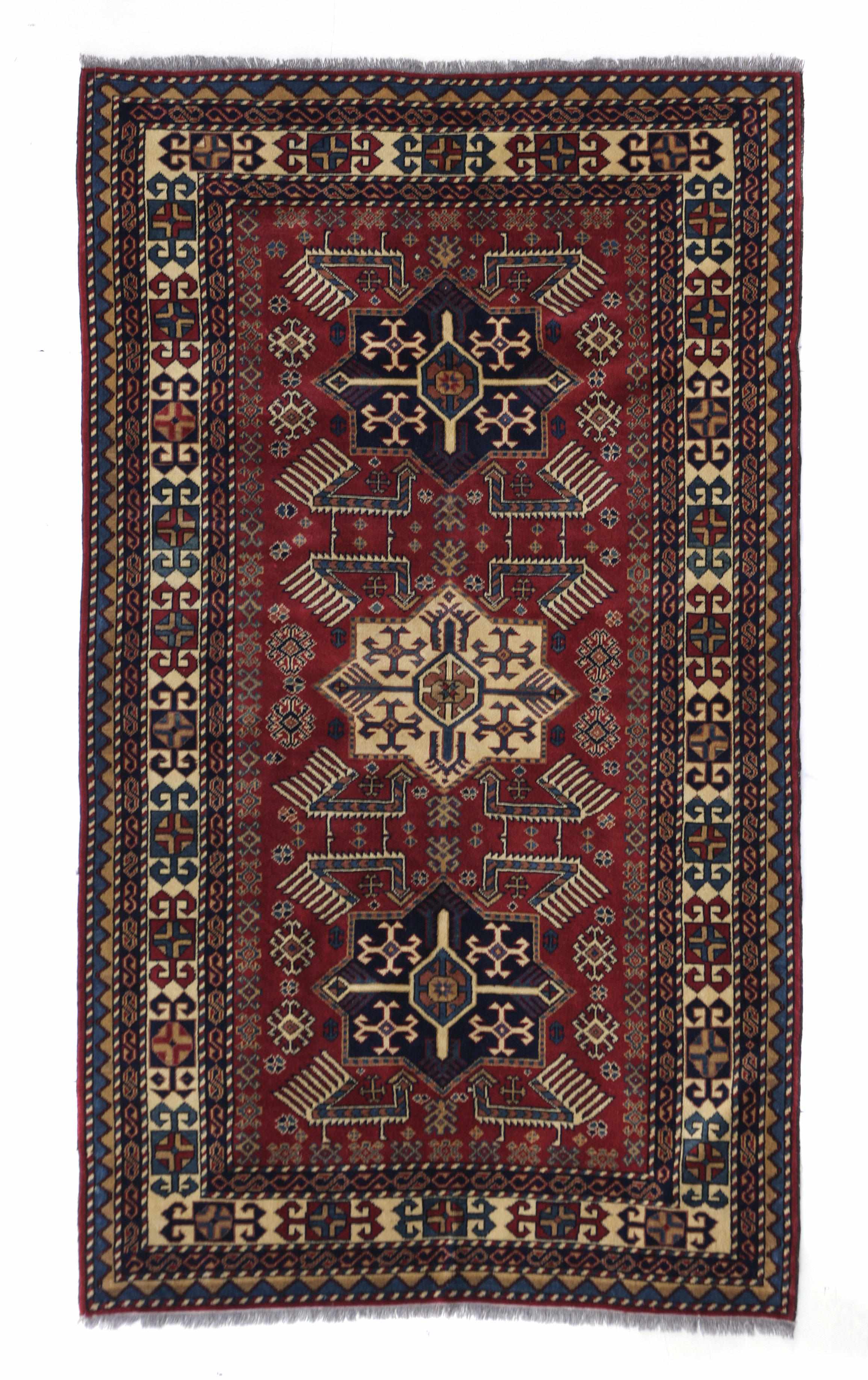 Appraisal: A Turkish rug size approximately ft in x ft in