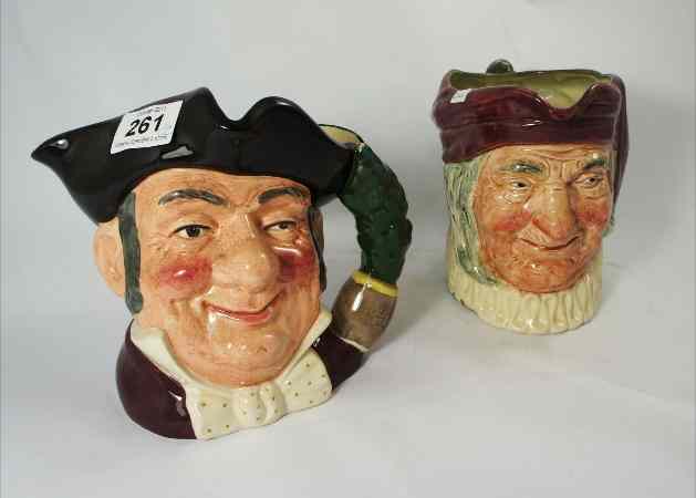 Appraisal: Royal Doulton Large Character Jugs Mine Host D and Simon