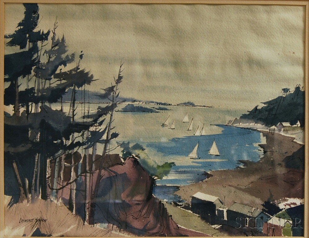 Appraisal: Laurence Philip Sisson American b Cape Cod Signed LAWRENCE SISSON