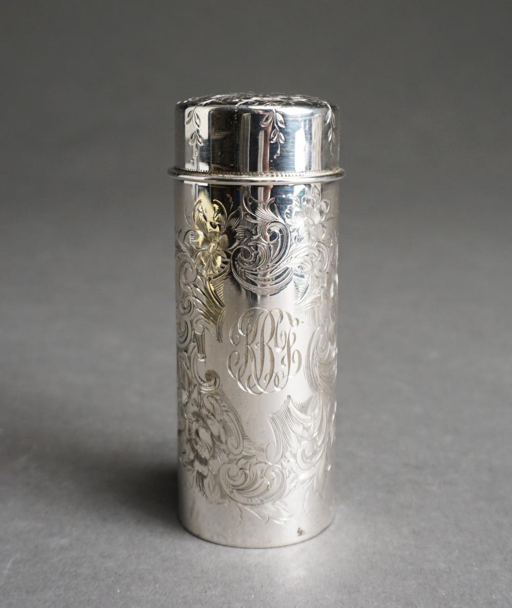 Appraisal: STIEFF STERLING SILVER POWDER JAR OZTStieff Sterling Silver Powder Jar