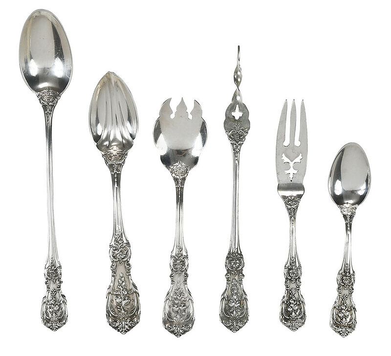 Appraisal: Reed Barton Francis I Sterling Flatware Pieces American th century