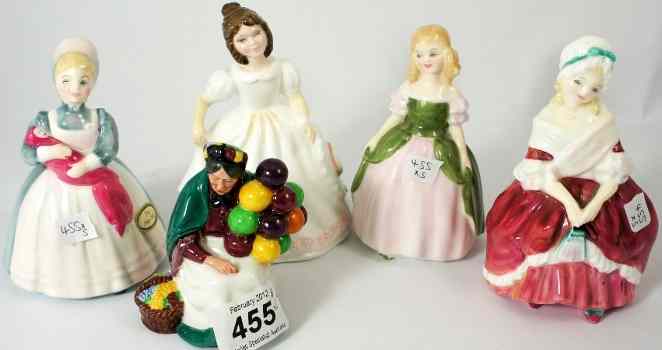 Appraisal: Royal Doulton Figures Amanda HN Penny HN Peggy HN damaged