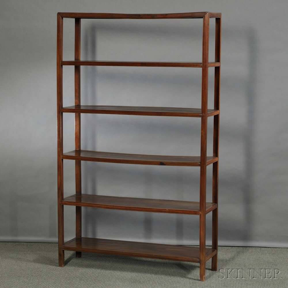 Appraisal: Bookcase China five open shelves yumu x x in Estimate