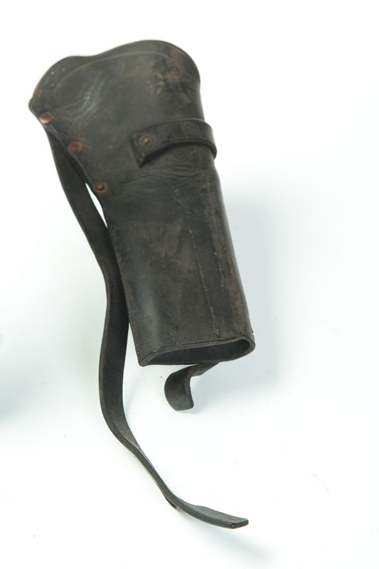 Appraisal: CIVIL WAR-ERA CARBINE BOOT Leather ''l