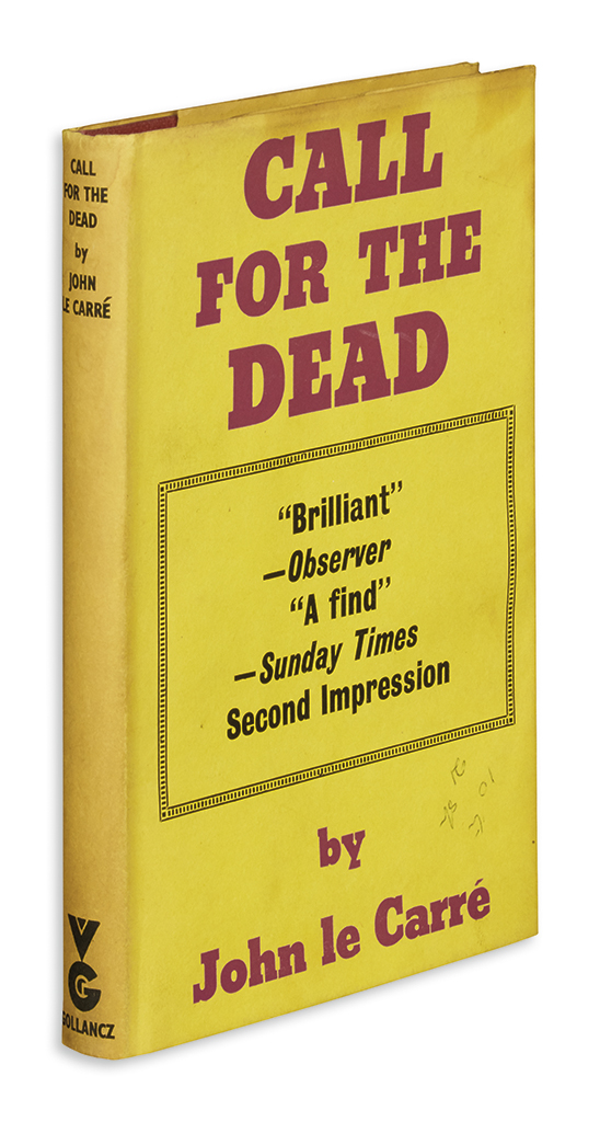 Appraisal: LE CARR JOHN Call for the Dead vo publisher's gilt-lettered