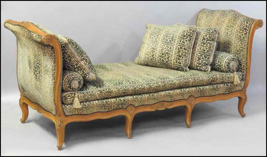 Appraisal: LOUIS XV STYLE DAY BED H '' W '' D