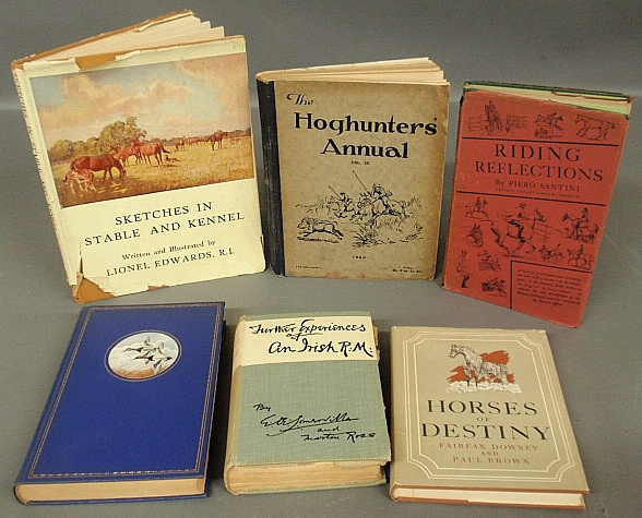 Appraisal: - Six equine and sporting books to include Further Experiences