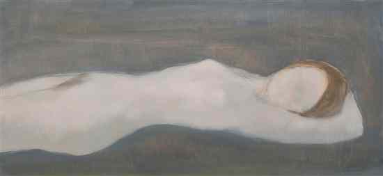 Appraisal: Jack Clobridge American th century Reclining Nude oil on wood