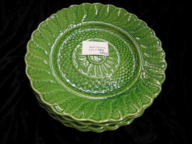 Appraisal: Portugese Majolica Pottery Plates