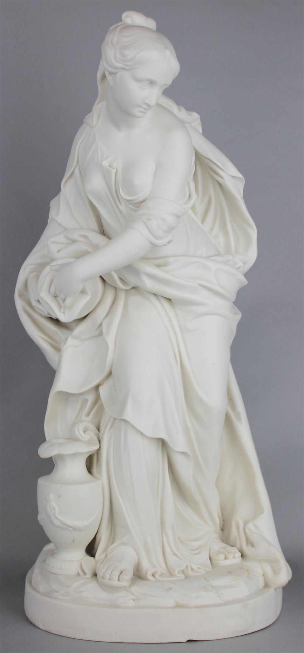 Appraisal: PARIAN FIGURE OF TEMPERANCE THE WATER POURER marked at base