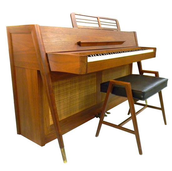 Appraisal: Baldwin Acrosonic Console Piano Model S N along with companion