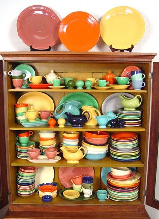 Appraisal: LARGE COLLECTION OF FIESTA WARE Original and 's colors Approx