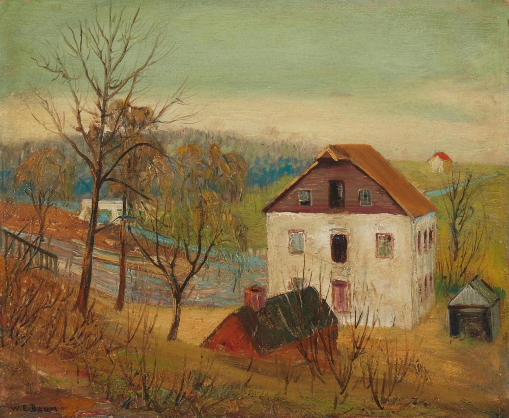 Appraisal: Walter E Baum - Sellersville PA The Old Mill Oil