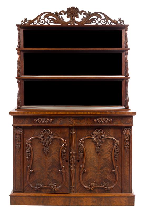 Appraisal: Sale Lot A William IV Mahogany Server th century in