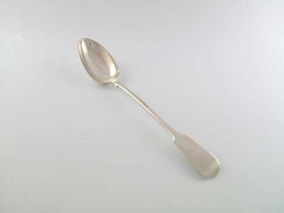 Appraisal: A Victorian provincial fiddle basting spoon initialled 'EAS' by Messrs